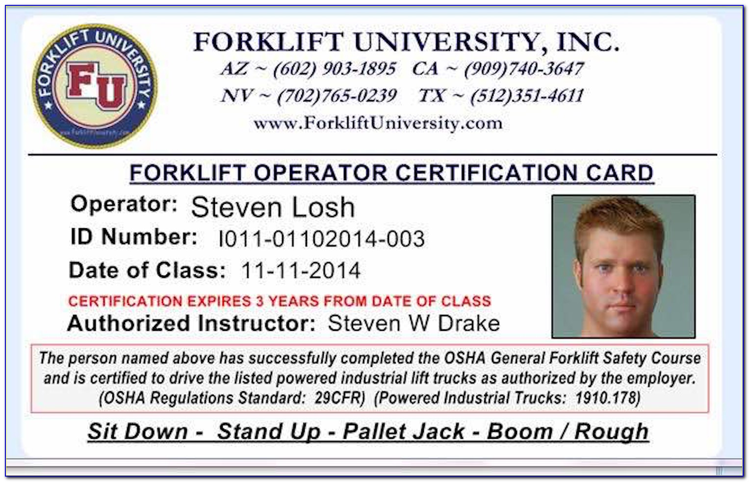 Osha Forklift Certification Requirements