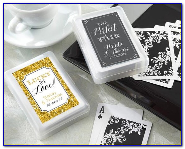 Personalised Wedding Playing Cards