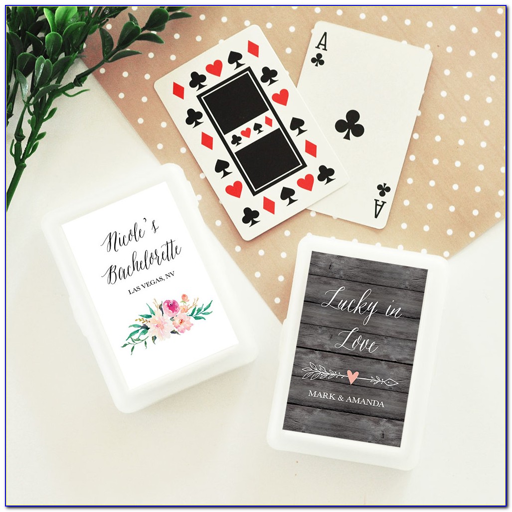 Playing Cards Wedding Favours Australia
