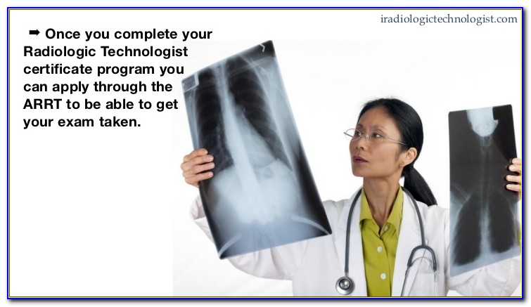 Radiologic Technologist Certification Verification