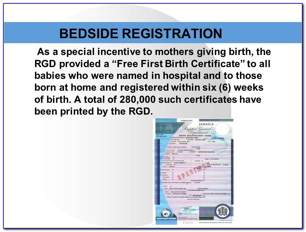 Replacement Birth Certificate Eugene Oregon