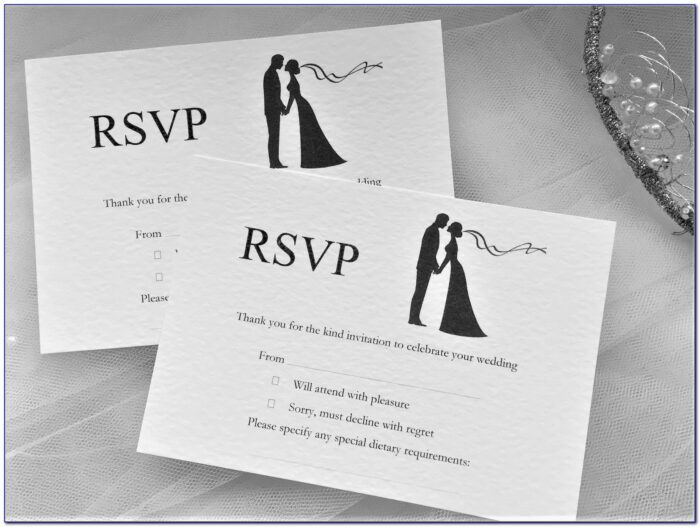 Rsvp Cards For Wedding Invitations