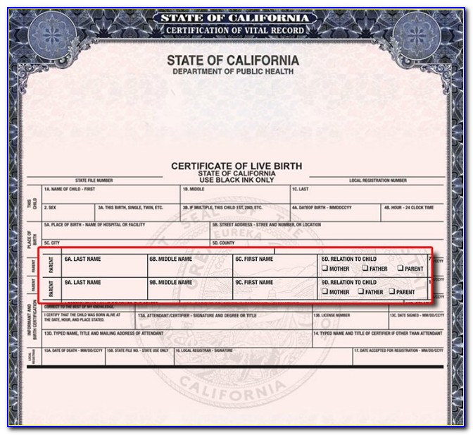 Santa Clara County Birth Certificate Address