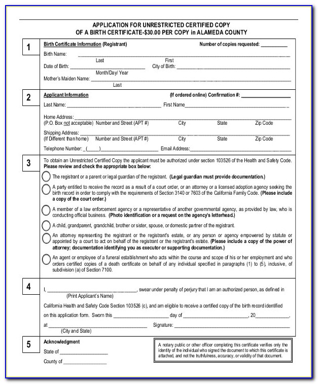 State Of Mississippi Birth Certificate Application