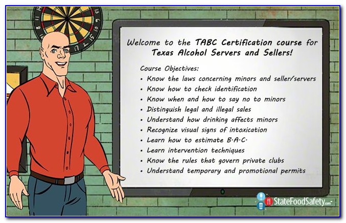 Tabc Certification Texas Age Requirement