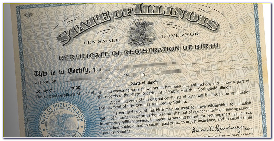 Birth Certificate Peoria County Il