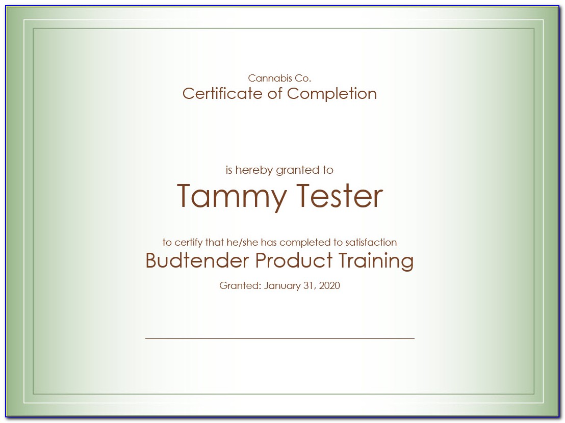 Budtender Certification Programs Canada