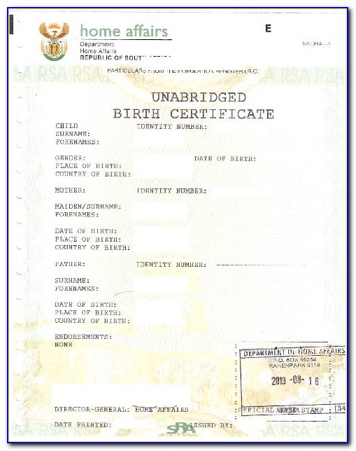 Can You Laminate Birth Certificates Australia