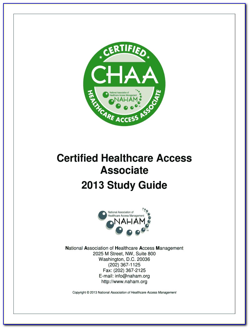 Chaa Certification Course Online