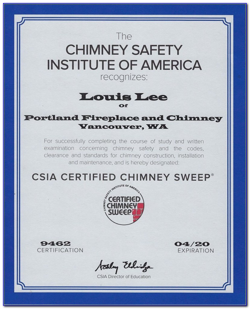 Chimney Sweep Certification Online