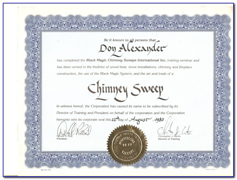 Chimney Sweep Certification Uk