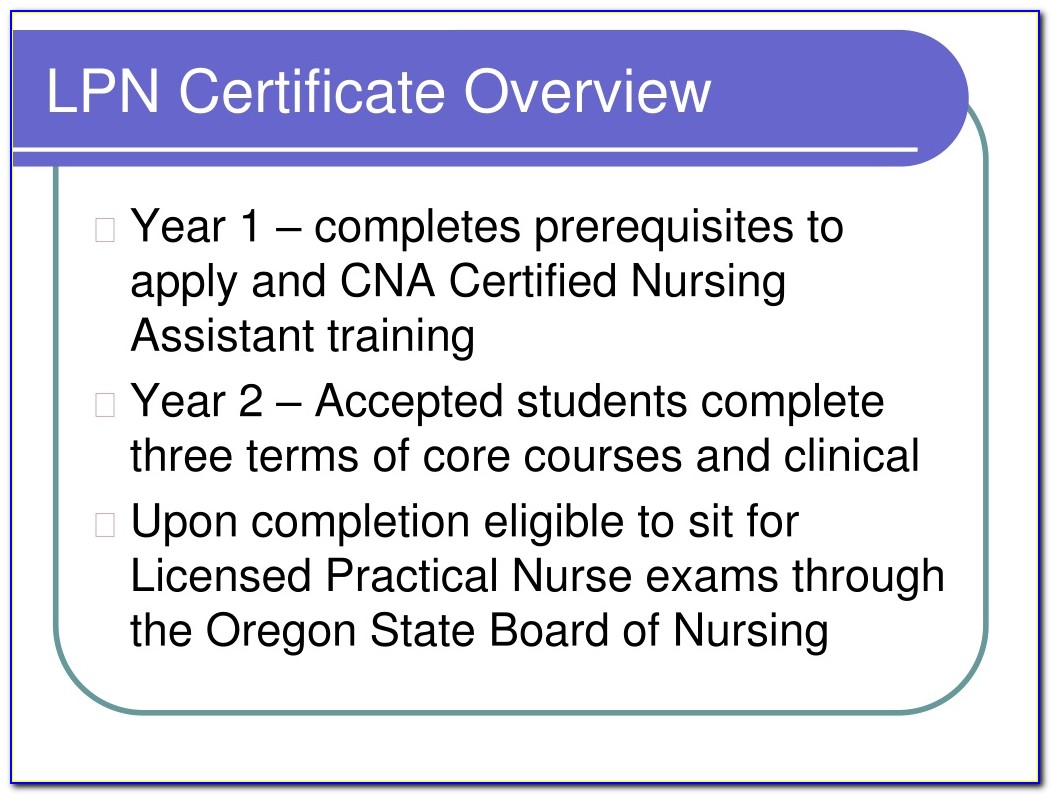 Cna Certification Training Oregon
