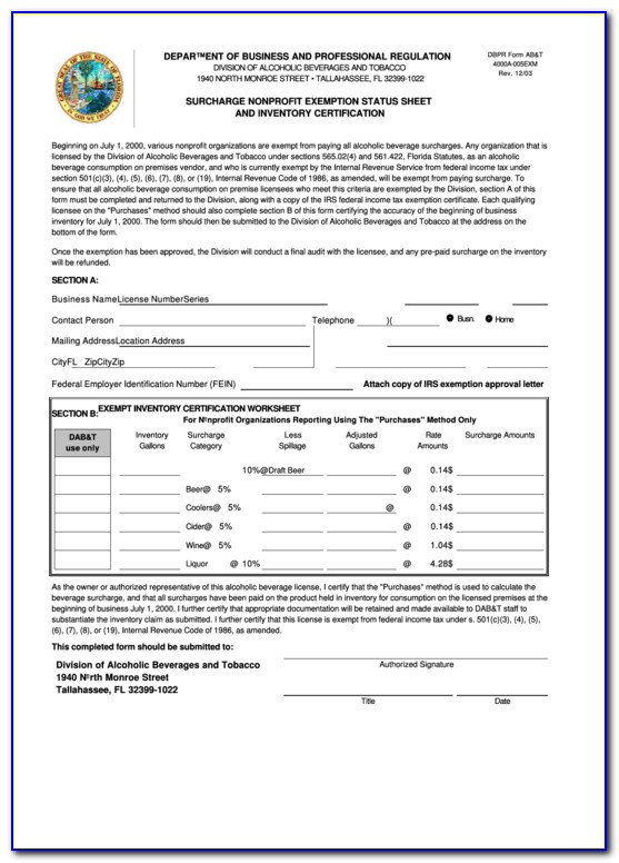 Consumer's Certificate Of Exemption (form Dr 14)