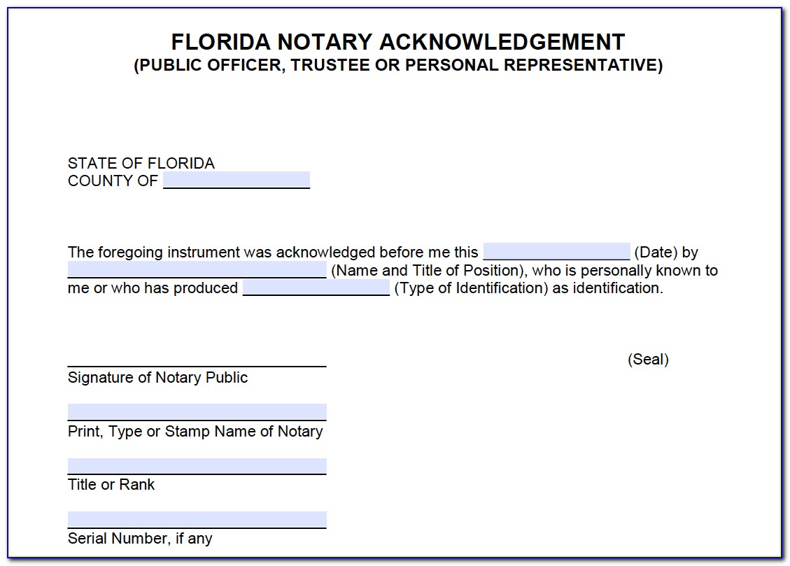 County Clerk Certification Notary Florida