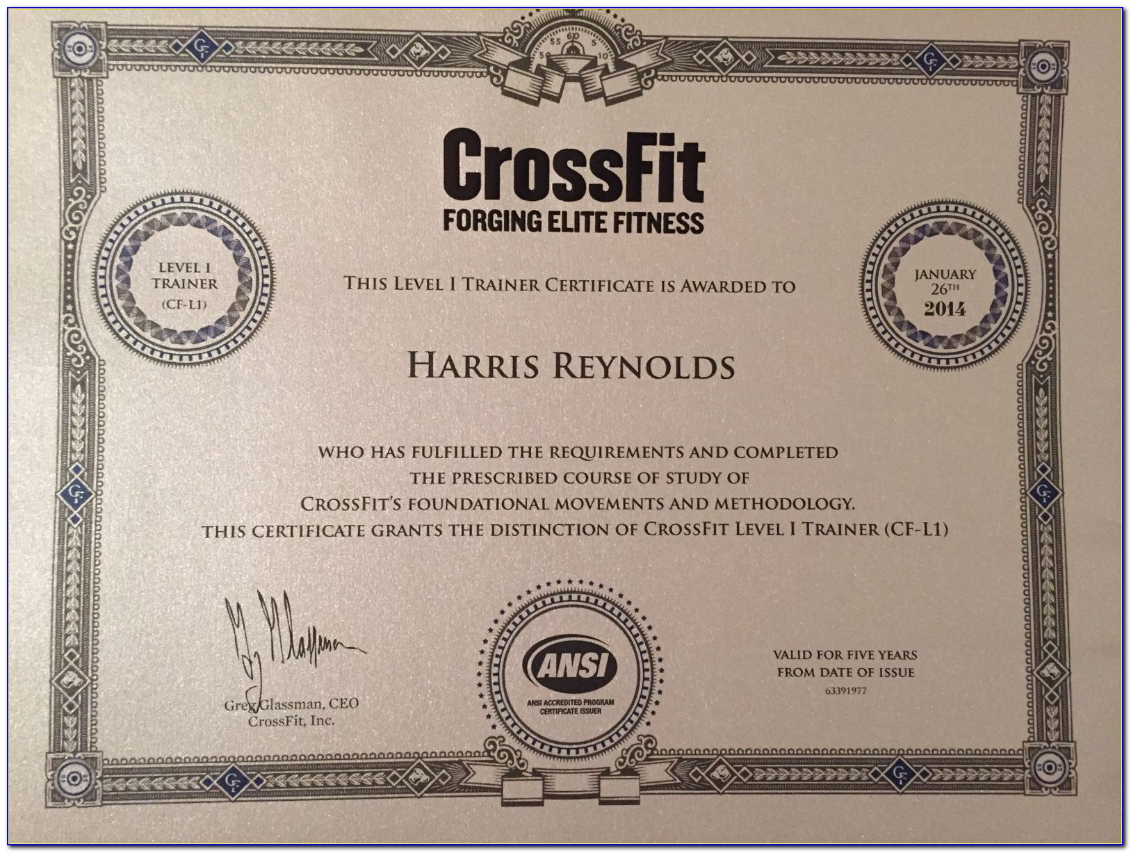 Crossfit Coach Certification