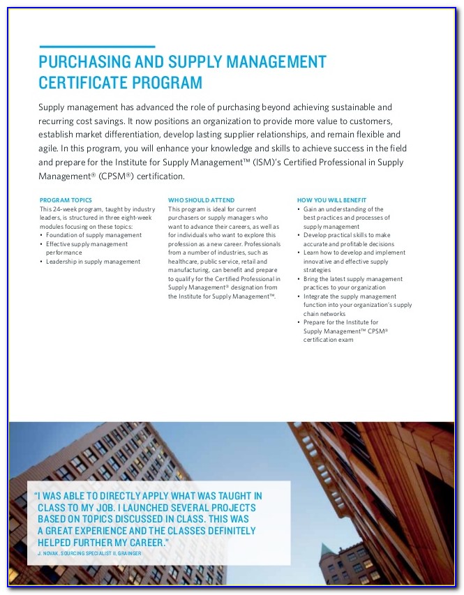 Depaul University Certificate Programs