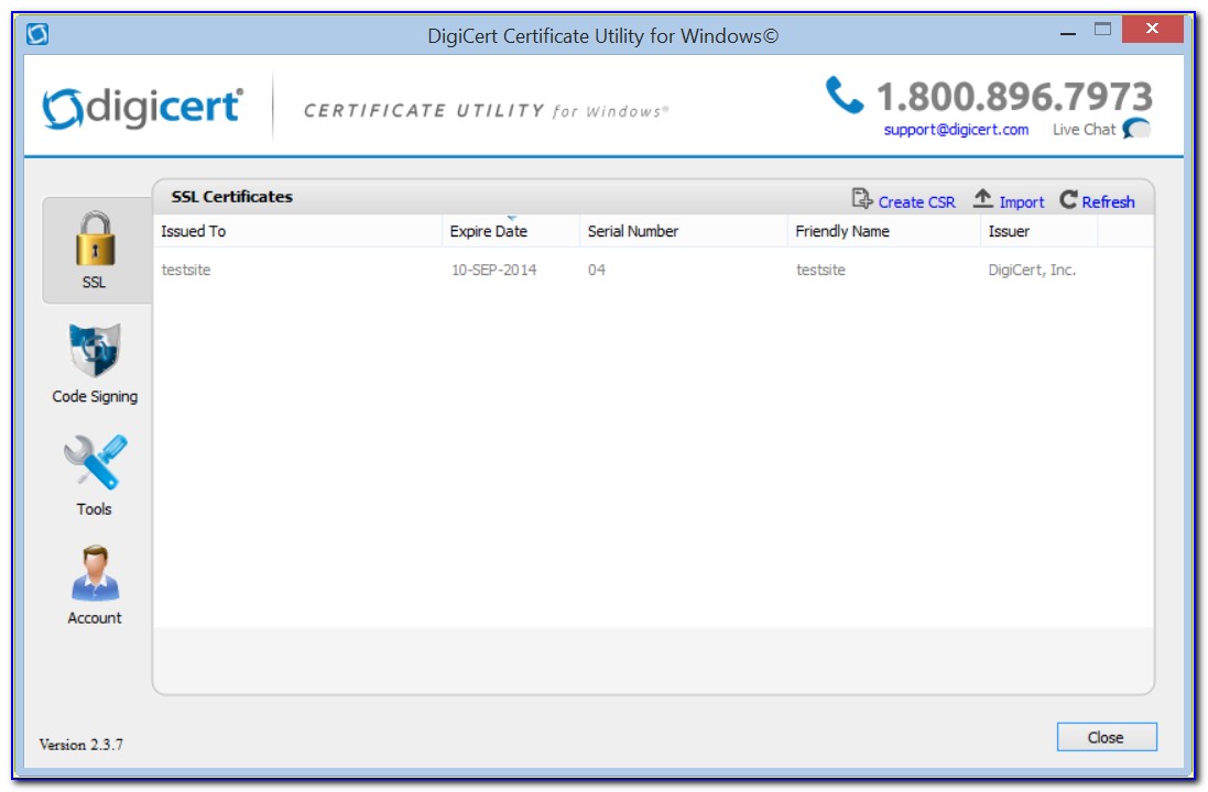 Digicert Certificate Utility For Windows