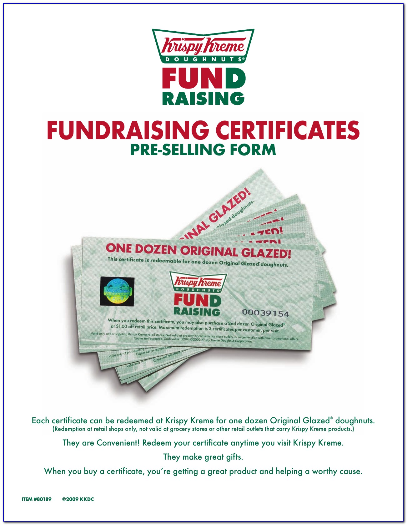 Do Krispy Kreme Fundraiser Certificates Expire