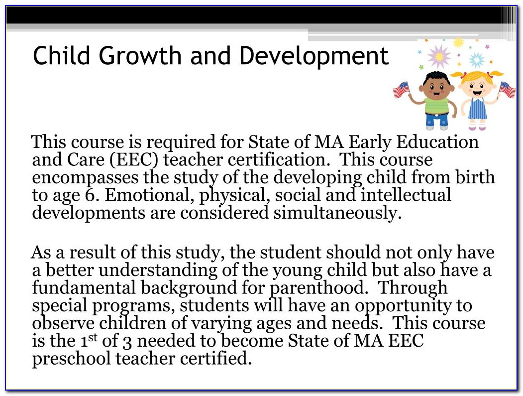 Eec Teacher Certification Application Status