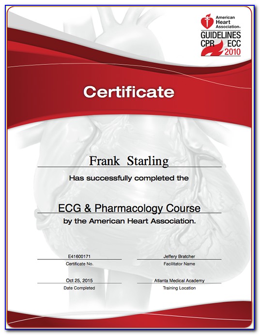 Ekg Certification Course For Nurses