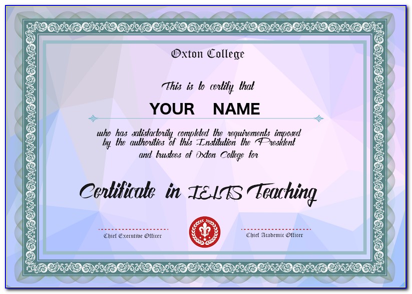Esl Teaching Certificate Online Canada