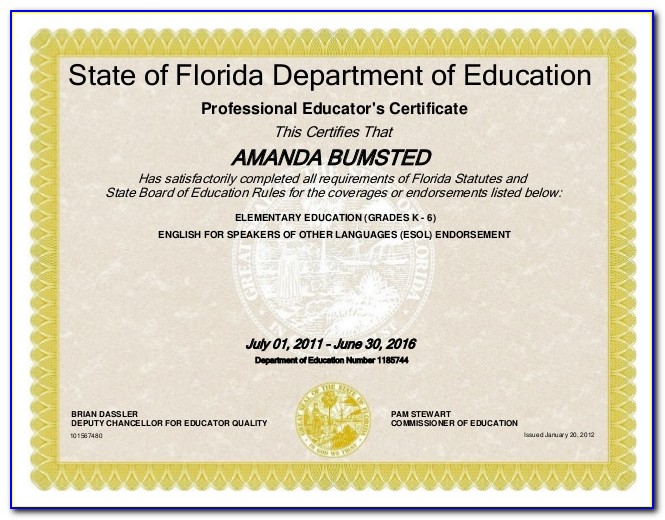 Esol Certification Practice Test Florida