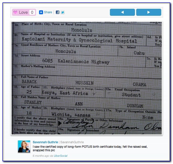 Hawaii Birth Certificate Replacement Online