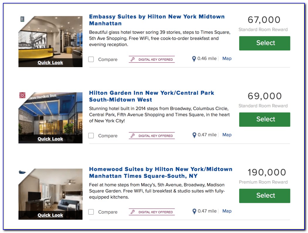 Hilton Free Night Certificate Exclusions