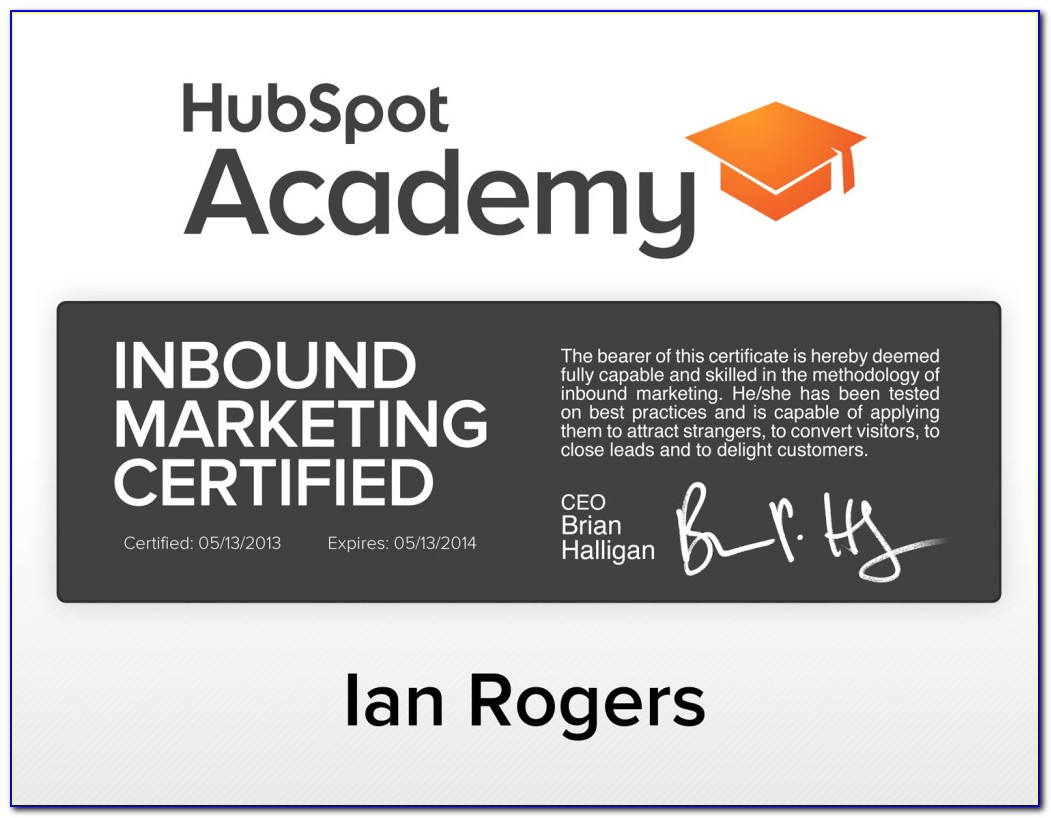 Hubspot Academy Certification Answers