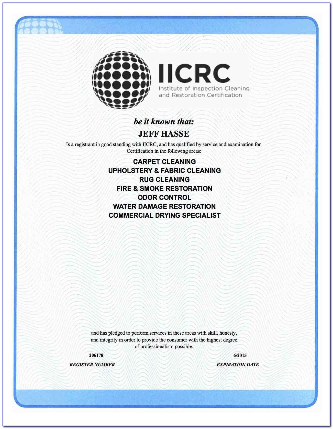 Iicrc Certification Courses Online