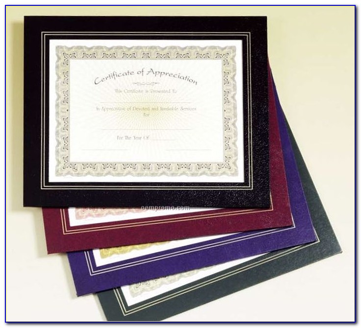 Inexpensive Certificate Frames