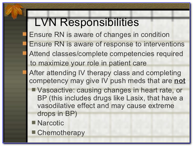 Iv Certification Classes For Lvn In Texas