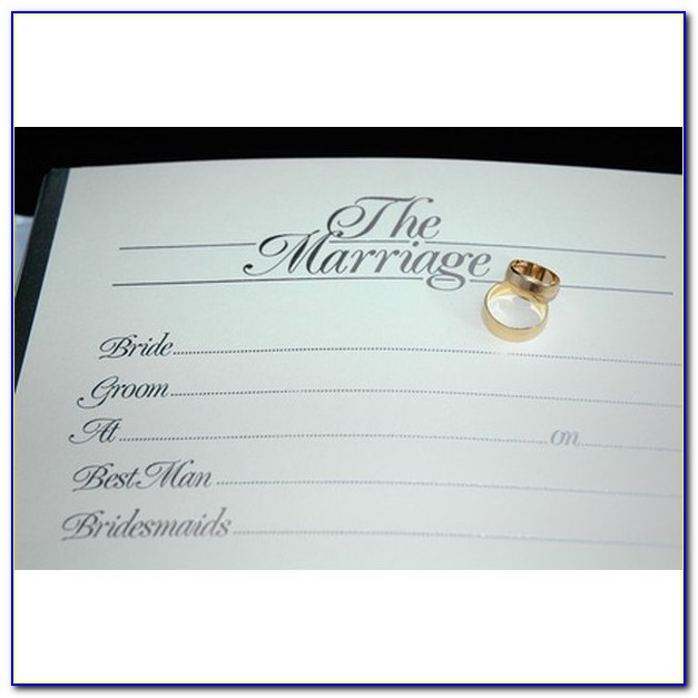Jamaican Marriage Certificate Copy