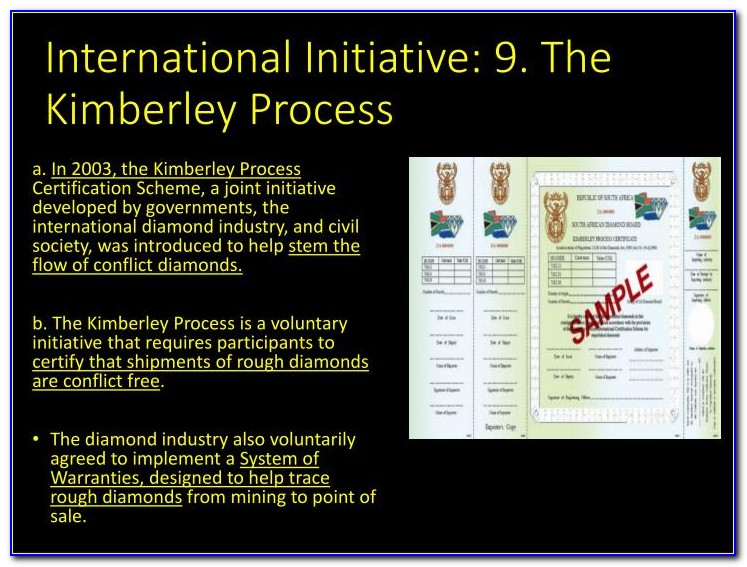 Kimberley Process Certification Scheme 2018