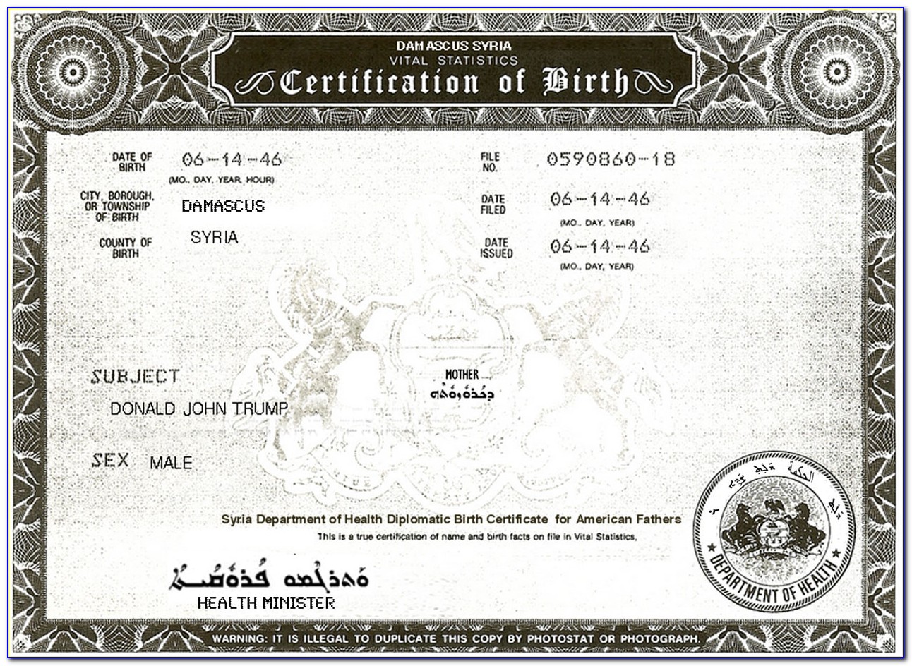 Miami Dade Order Birth Certificate