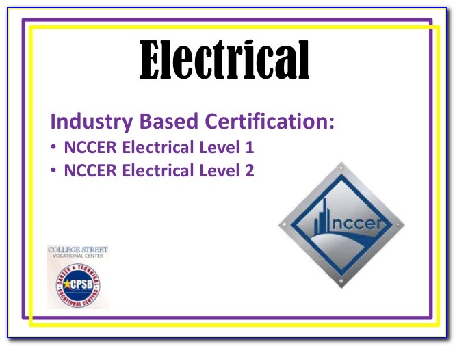 Nccer Electrical License Reciprocity
