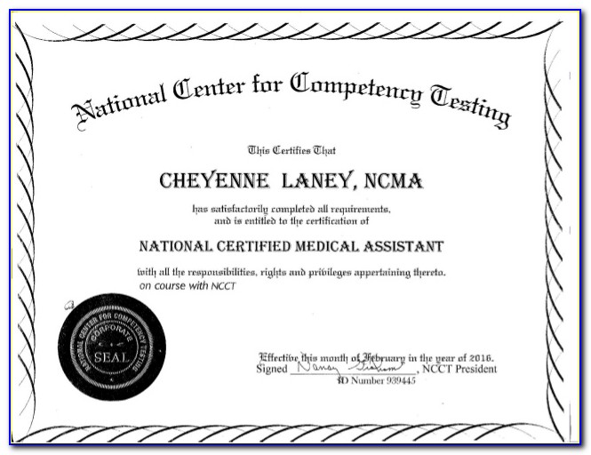 Ncct Certification Verification