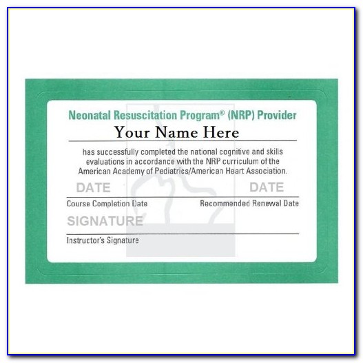 Neonatal Resuscitation Certification Classes