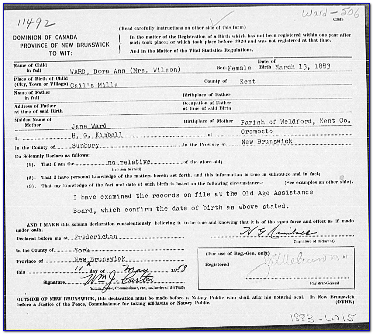 New Brunswick Birth Certificate Nj