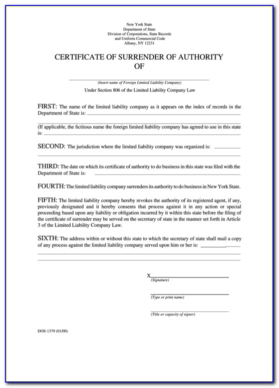 Ny State Department Of Health Certificate Of Dissolution Of Marriage