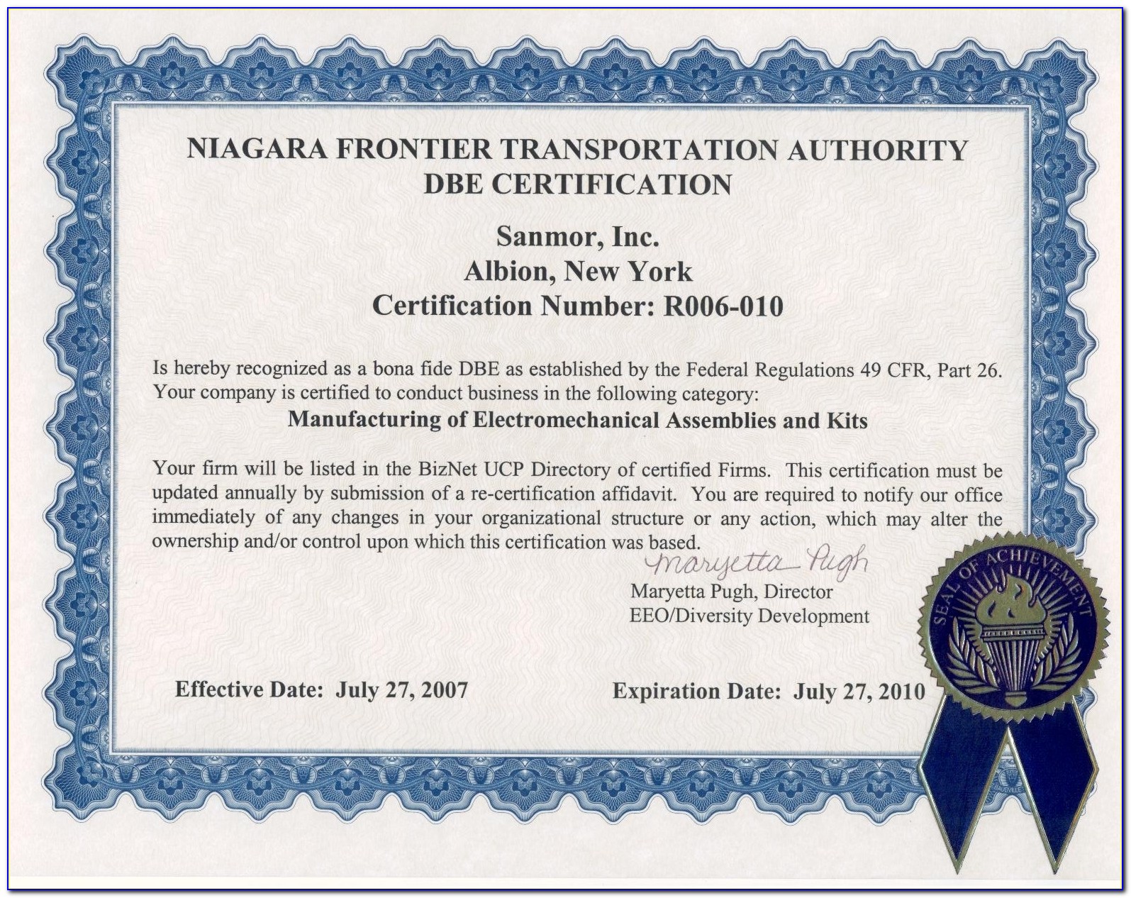 Nyc Business Certificate Of Authority