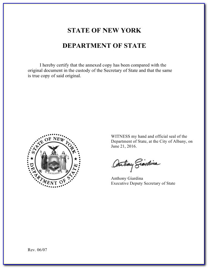 Nys Certificate Of Dissolution Of Marriage Instructions