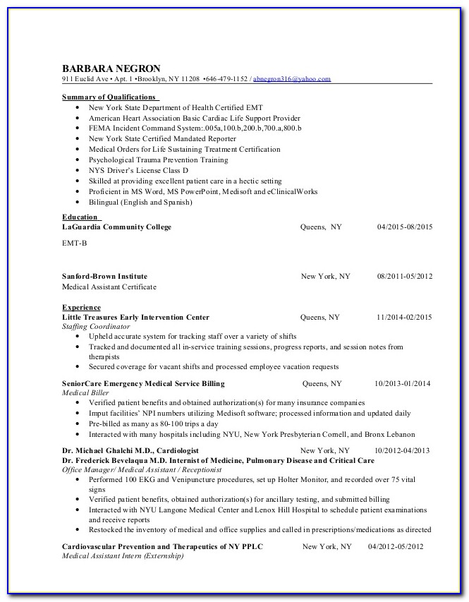 Nys Emt Certification Requirements