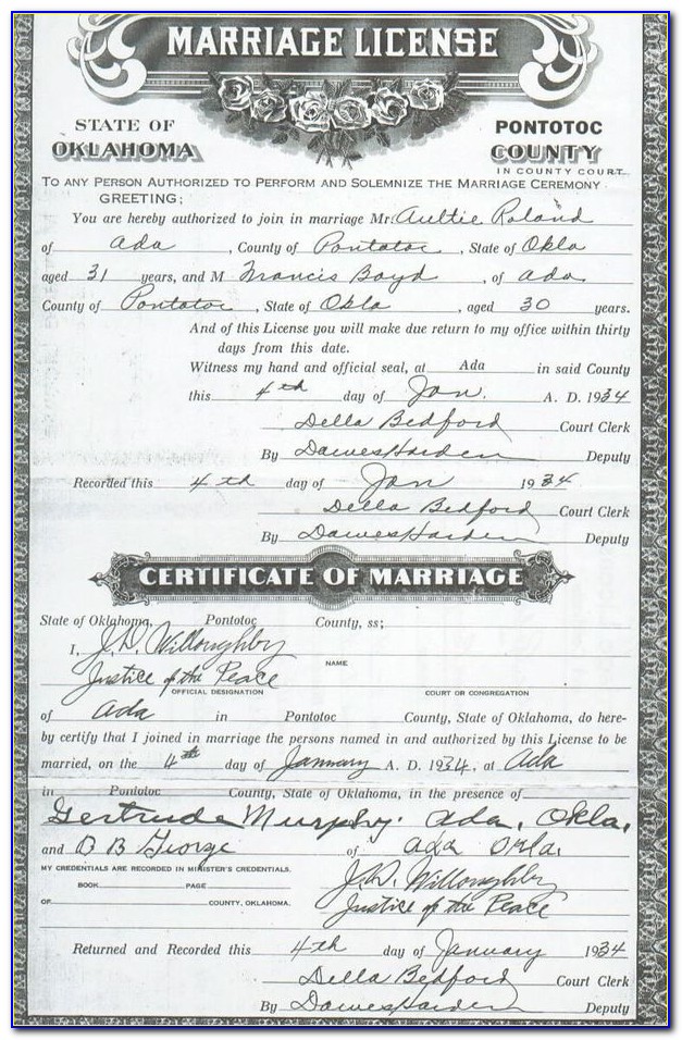 Order Official Birth Certificate Oklahoma