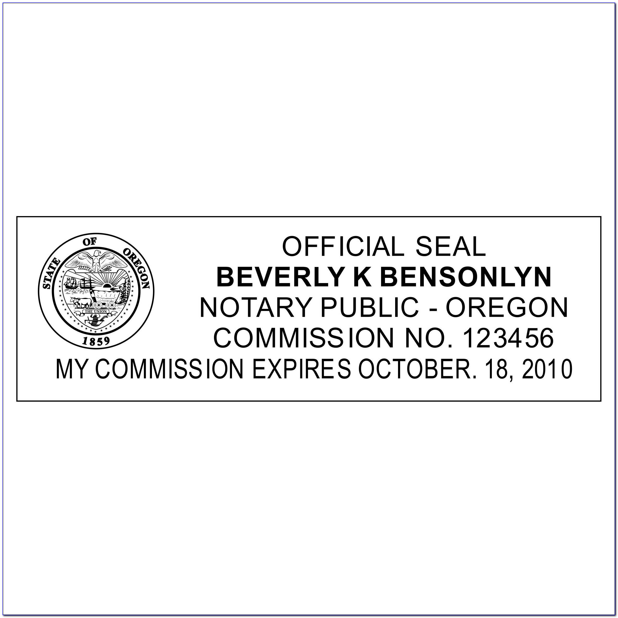 Oregon Notary Certificate Types