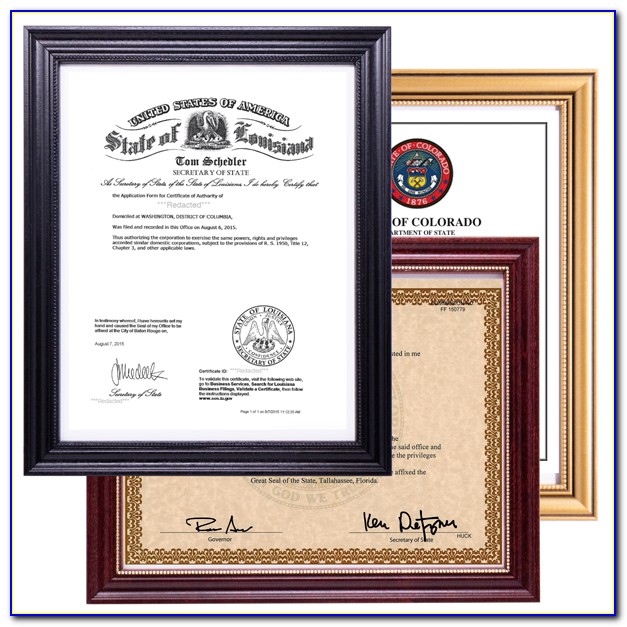Oregon Notary Loose Certificate