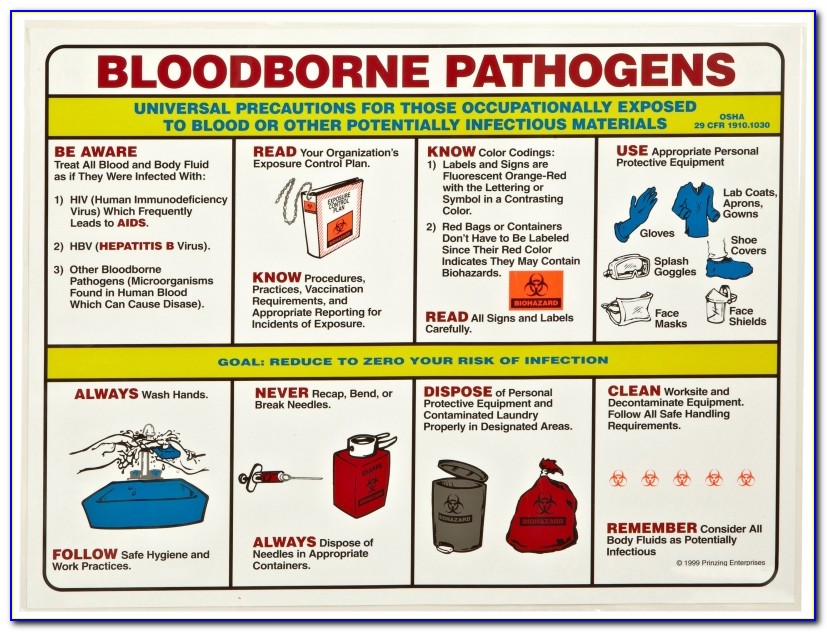 Osha Bloodborne Pathogen Certification