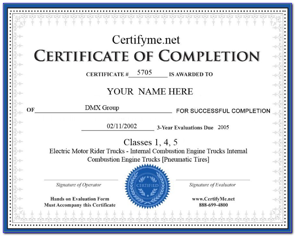 Osha Forklift Certification Online Free