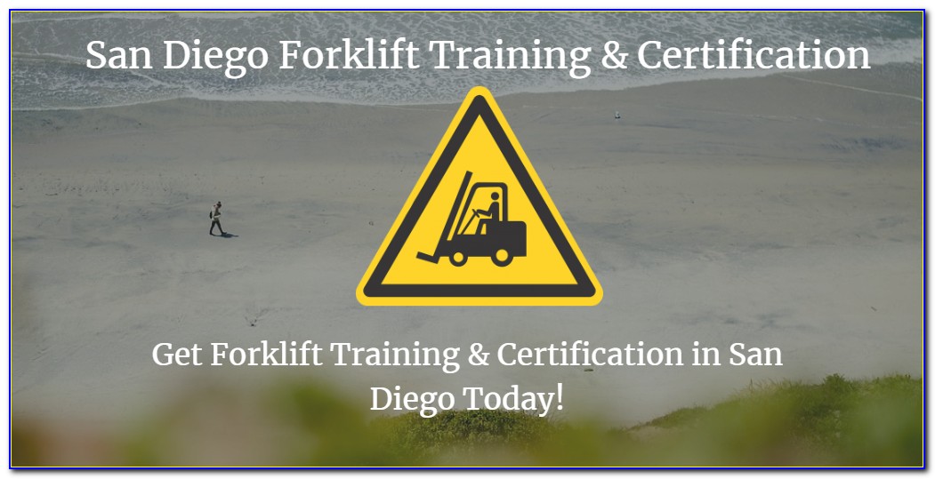 Osha Forklift Certification San Diego