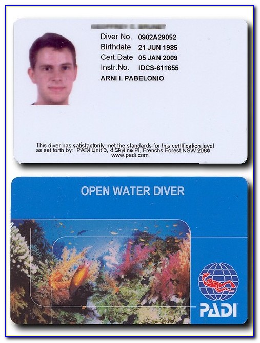 Padi Certification Card Not Received